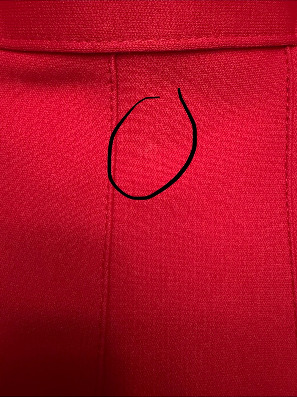 Chassé Red Pleated Cheer Skirt Adult Size M - Picture 7 of 7